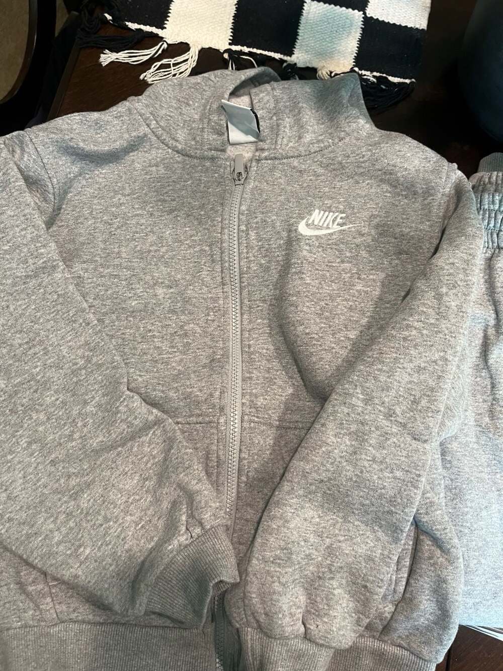 Nike Sportswear Club Fleece Full-Zip Hoodie and Jogger Tracksuit Set - Picture 2 of 5